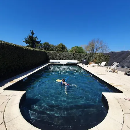 4 Pers / Maison Calme Piscine / 15mn Mythique Circuit Des 24h Du Mans 別荘 ルマン
